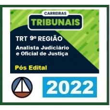 TRT 9ª Região - Analista Judiciário - PÓS EDITAL - Reta Final (CERS 2022) TRT9